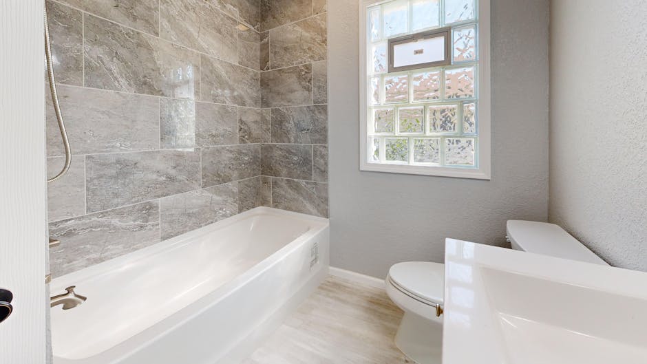 New bathroom tile installation process